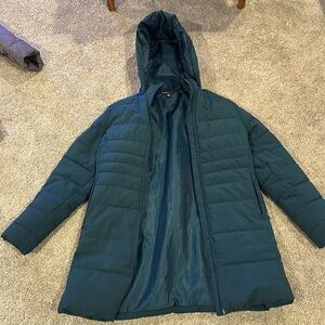 Swiss Tech long puffy jacket. Medium women’s. Good condition. SF/PF